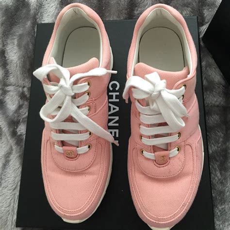 chanel classic pink|pink chanel sneakers.